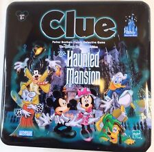 Jogo de tabuleiro Disney The Haunted Mansion Clue 2002 Parker Bros. Mickey Minnie Pluto comprar usado  Enviando para Brazil