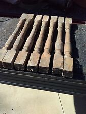 Lote de 7 husillos antiguos de madera de pino 21 3/8 por 1 3/4 segunda mano  Embacar hacia Argentina