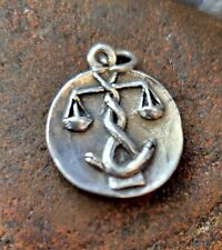 Retired James Avery Scales Of Justice Libra Pendant Petite Sterling Silver for sale  Shipping to South Africa