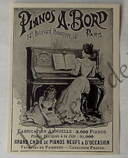 Publicité ancienne pianos d'occasion  Beaumont-de-Lomagne