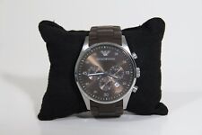 Emporio Armani Brown Sunburst Dial Mens Chronograph Bracelet Watch for sale  Shipping to South Africa