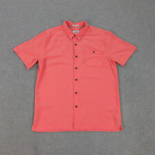 Camisa masculina Quiksilver Waterman XL cor coral manga curta botão para cima comprar usado  Enviando para Brazil