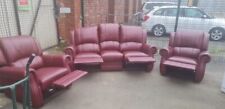 Sofa 100 leather for sale  KEIGHLEY