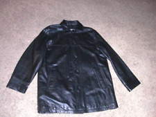 Jaqueta masculina de couro M JULIAN preta com botão frontal isolamento médio comprar usado  Enviando para Brazil