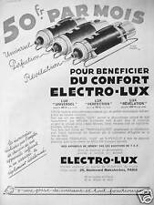Publicité electro lux d'occasion  Compiègne