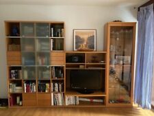 mobile soggiorno usato - Ikea - finiture faggio - con vetrina e libreria usato  Italia
