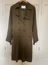 zara olive coat for sale  LONDON