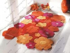 Tapetes de área de lã vermelha indiana 8 x 10 pés tapete boêmio floral tufado à mão comprar usado  Enviando para Brazil