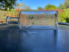 OSGOOD BROS. FARMACÉUTICOS OAKLAND, CAL. RARO FRASCO DE DROGAS ANTIGUO segunda mano  Embacar hacia Argentina