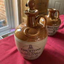 Churtons whisky flagon for sale  CAMBERLEY