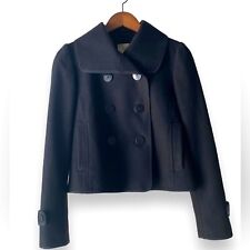 Loft Wool Winter Peacoat Jacket Black XS, used for sale  Shipping to South Africa