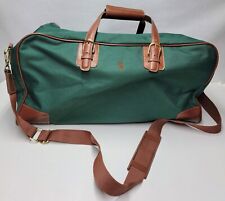 Vintage POLO RALPH LAUREN Green Duffle Bag Large Size RRL Luggage for sale  Amherst