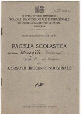 Pagella scolastica 1930 usato  Udine