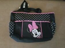 Bolsa de ombro fralda grande bebê Disney Minnie Mouse preta branca rosa bolinhas  comprar usado  Enviando para Brazil