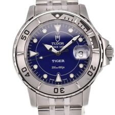 Relógio masculino automático TUDOR Hydronaut Prince 89190 data mostrador azul J#128272 comprar usado  Enviando para Brazil