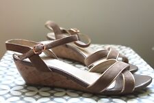 low wedge heel sandals for sale  YORK