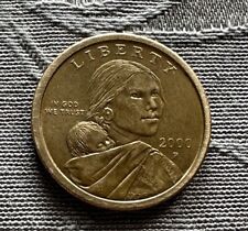 Moneda de un dólar Sacagawea 2000 “P” - US LIBERTY - VINTAGE - DETALLE FINO segunda mano  Embacar hacia Argentina