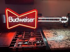 budweiser guitar neon sign for sale  Los Angeles