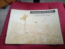 Catalogue cycles peugeot d'occasion  Barr