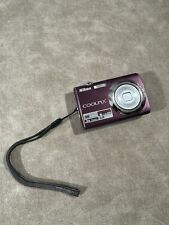 Cámara digital Nikon COOLPIX S220 10 MP - ciruela púrpura probada funciona segunda mano  Embacar hacia Mexico