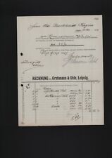 Leipzig rechnung 1904 gebraucht kaufen  Leipzig