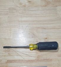 Klein Tools 1/4'' Slotted 4" Wire Bending Screwdriver  for sale  Shipping to South Africa