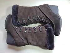 Bearpaw sheepskin suede for sale  KIRKCALDY