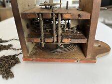 Antique Hanus Clock 2 Chain Works Face Marked Hanus KAD With German Paper Work for sale  Shipping to South Africa