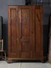 Used, Antique Wood Wardrobe, Primitive Cabinet, Entryway Furniture, Wood Lockers for sale  Shipping to South Africa
