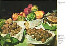 Usado, Cartão postal Trufa de Moncalvo e Pimentas de Motta de Costelas, Gastronomia da Itália comprar usado  Enviando para Brazil