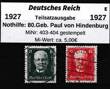 Deutsches reich 1927 gebraucht kaufen  Wernigerode