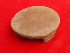 Vintage Old Handmade Kitchenware Miniature Bread Chapati Rolling Red Stone STO78 for sale  Shipping to South Africa