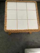 Tiled top wicker for sale  WALSALL
