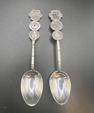 1927 Silver Spoons HMS Vindictive & HMS Hawkins - Vice Admiral Hughes Hallett for sale  Shipping to South Africa