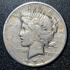 1934 peace silver for sale  Vancouver
