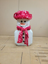 Handmade paver snowman for sale  Medway