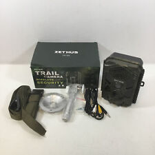 Zethus TC-20 Black Wireless Security Trail Camera For Wildlife Monitoring Used for sale  Shipping to South Africa