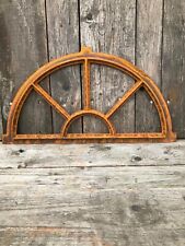 Half Round Window frame in a antique style half moon cast iron door light for sale  Shipping to South Africa
