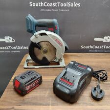 Used, Bosch GKS 18 V-LI Cordless 18V Circular Saw Battery & charger. VAT INC '5030 for sale  Shipping to South Africa