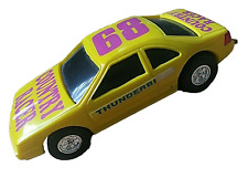 #68 Country Racer Thunderbird Tyco Ranura Coche Super Duper Doble Looper HO Amarillo segunda mano  Embacar hacia Mexico