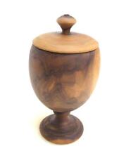 Olive wood goblet for sale  Shipping to Ireland