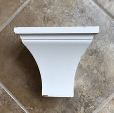 6" x 4.75" x 5.5" Off White Distressed Crown Molding Wood Composite Wall Shelf for sale  Shipping to South Africa