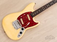 1965 Fender Mustang Vintage Offset Guitarra Elétrica Branca Olímpica com Estojo comprar usado  Enviando para Brazil