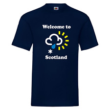 Camiseta Presente Engraçada/Novidade Escócia - Clima Escocês - "Bem-vindo à Escócia" comprar usado  Enviando para Brazil