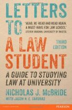 Letters to a Law Student 3rd edn: A guide to s by McBride, Nicholas J 1447922654 for sale  Shipping to South Africa