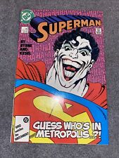 Superman #9 Vol. 2 Iconic John Byrne Joker Cover DC Comics 1987 GREAT SHAPE for sale  Shipping to South Africa