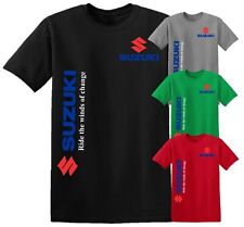 Suzuki T Shirt Racing Sports Motorcycle Birthday Xmas Gift Mens Motorbike Top for sale  Shipping to South Africa