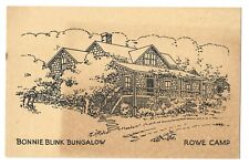 Cartão postal Bonnie Blink bangalô Rowe Camp 1943 com 15 nomes de mulheres comprar usado  Enviando para Brazil