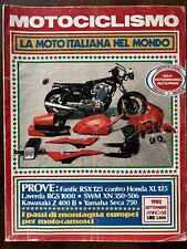 Motociclismo 1982 settembre usato  Verrua Po