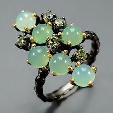 Used, Unique Natural Chrysoprase Ring 925 Sterling Silver Size 8.5 /R346128 for sale  Shipping to South Africa